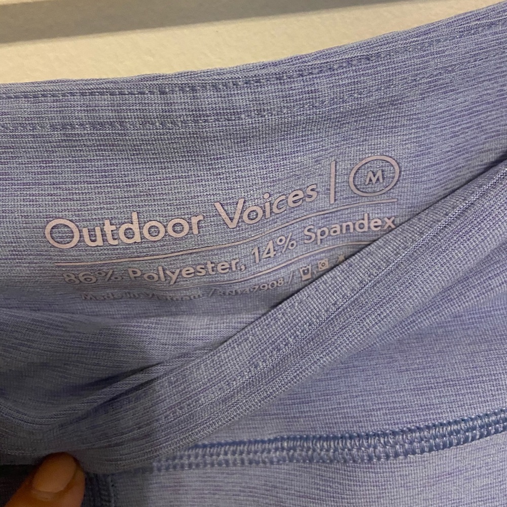 Outdoor Voices Periwinkle Leggings Size M - Picture 4 of 6